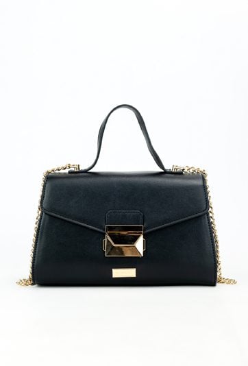 Torba damska z łańcuszkowym paskiem