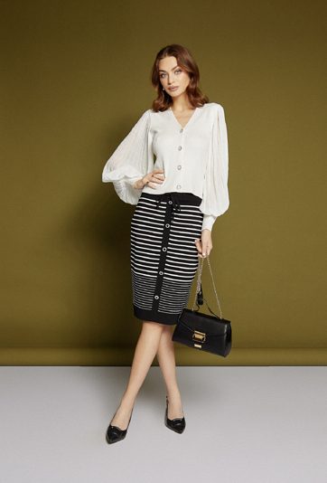 Torba damska z łańcuszkowym paskiem