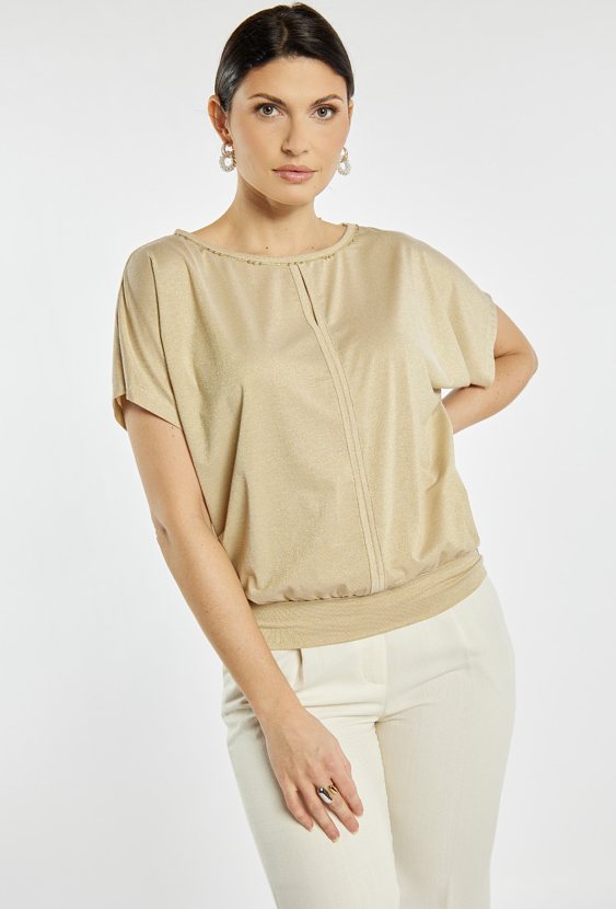 Bluzka damska na krótki rękaw