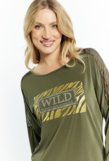 Bluzka damska z nadrukiem