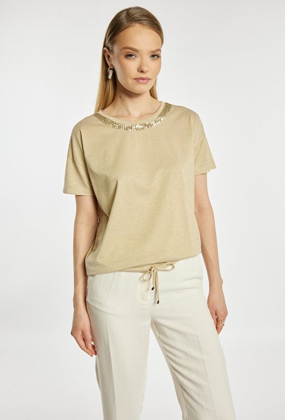 Bluzka damska z delikatnym połyskiem