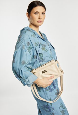 Trzykomorowa torba damska