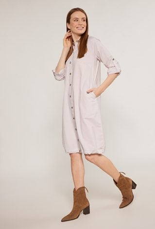 Koszulowa sukienka damska