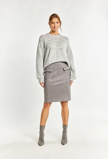 Sweter damski z połyskiem