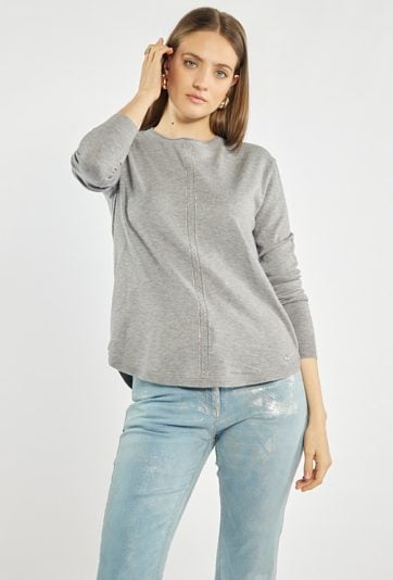 Sweter damski z połyskiem