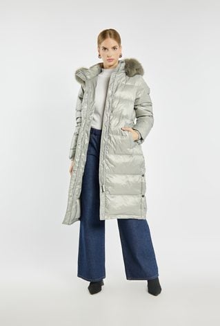 Długi płaszcz damski