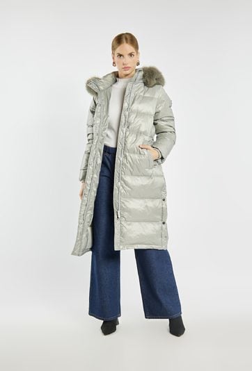 Długi płaszcz damski