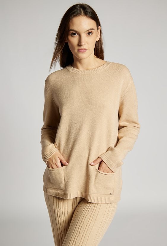 Sweter damski z wiskozą