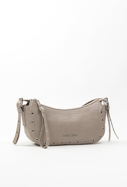 Wizytowa torba z krokodylim wzorem