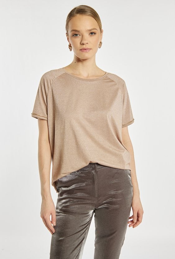 Bluzka damska z połyskiem