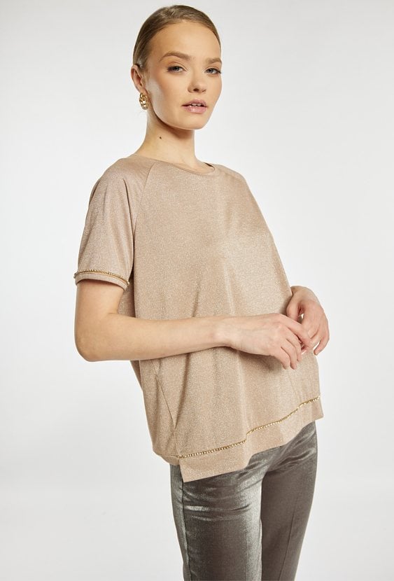 Bluzka damska z połyskiem