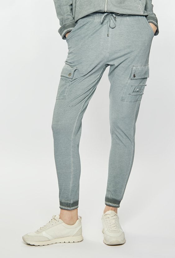 Dresowe spodnie z bawełny