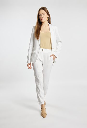 Stylowe spodnie z lnu