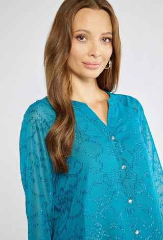 Koszula damska z połyskiem