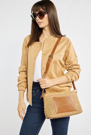 Pleciona torba damska