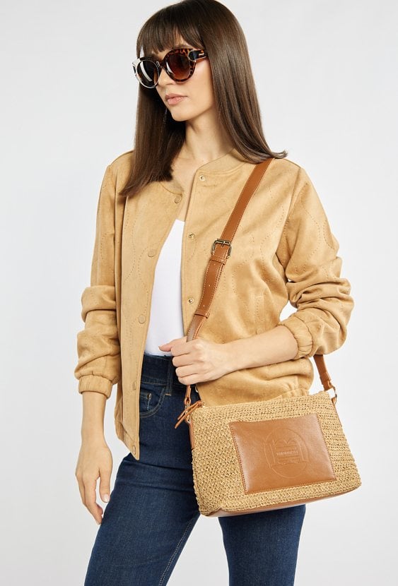 Pleciona torba damska