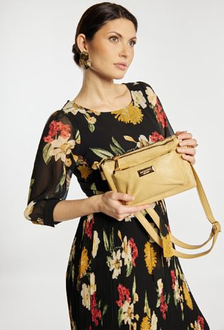 Trzykomorowa torba damska