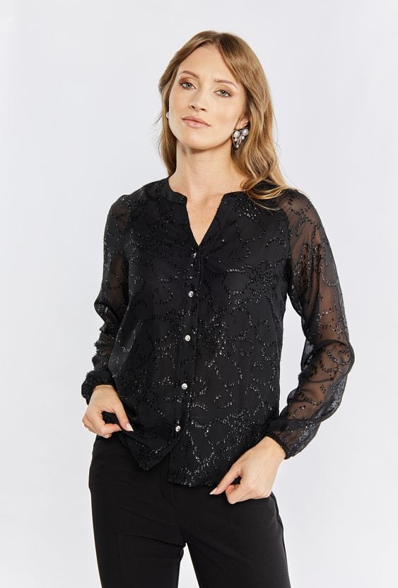 Koszula damska z połyskiem