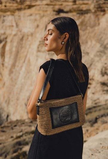 Pleciona torba damska