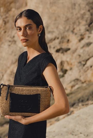 Pleciona torba damska