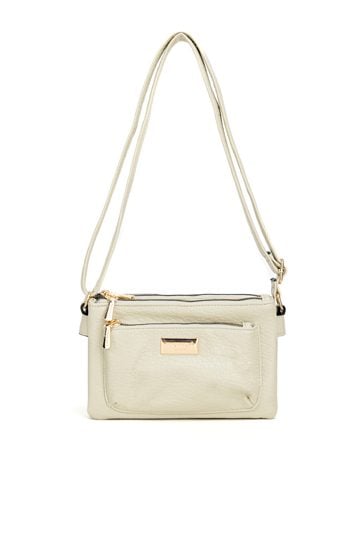 Trzykomorowa torba damska