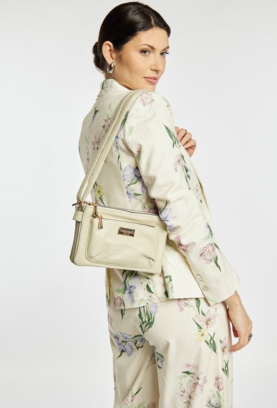 Trzykomorowa torba damska