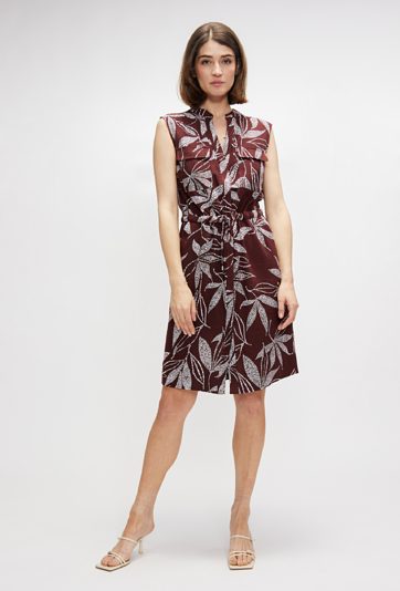 Sukienka damska z wiązaniem