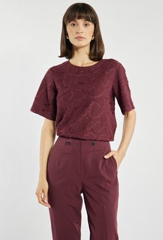 Elegancka bluzka na krótki rękaw