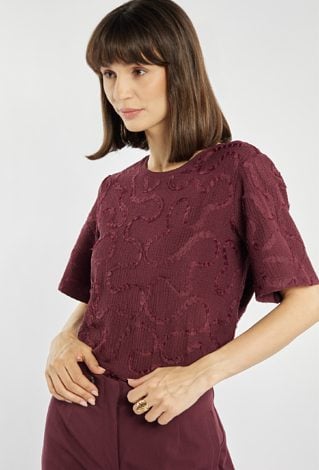 Elegancka bluzka na krótki rękaw