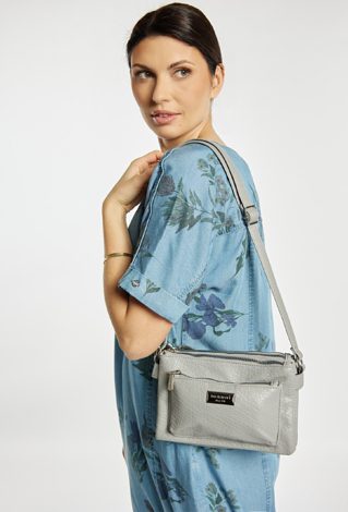 Trzykomorowa torba damska