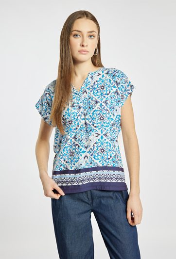 Bluzka damska z wzorem