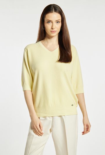 Sweter z krótkim rękawem