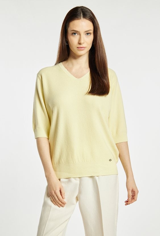 Sweter z krótkim rękawem