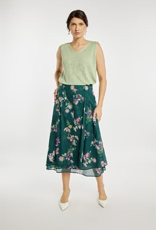 Sweterkowy top z połyskiem