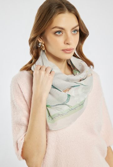 Wiosenna chusta damska