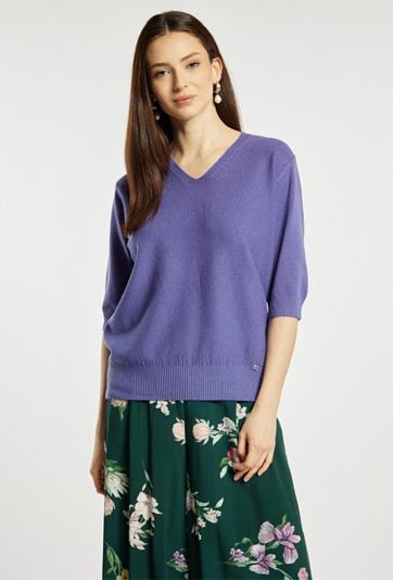 Sweter z krótkim rękawem