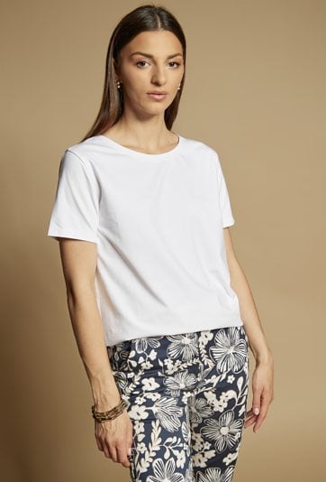 Gładki T-shirt