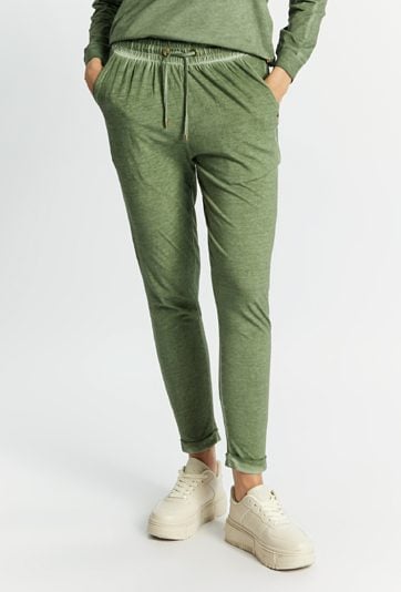 Spodnie damskie z łańcuszkiem