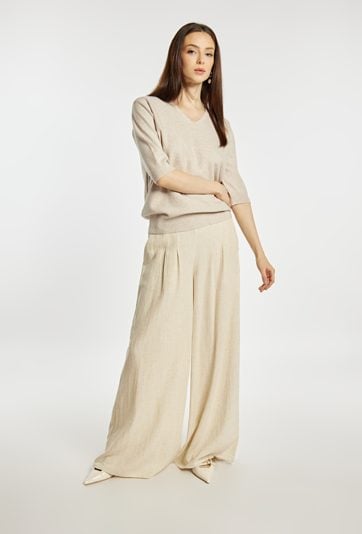 Sweter z krótkim rękawem