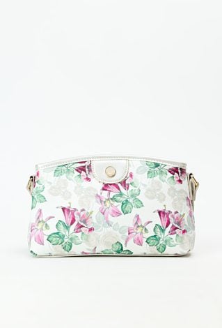Torebka z kwiatowym wzorem