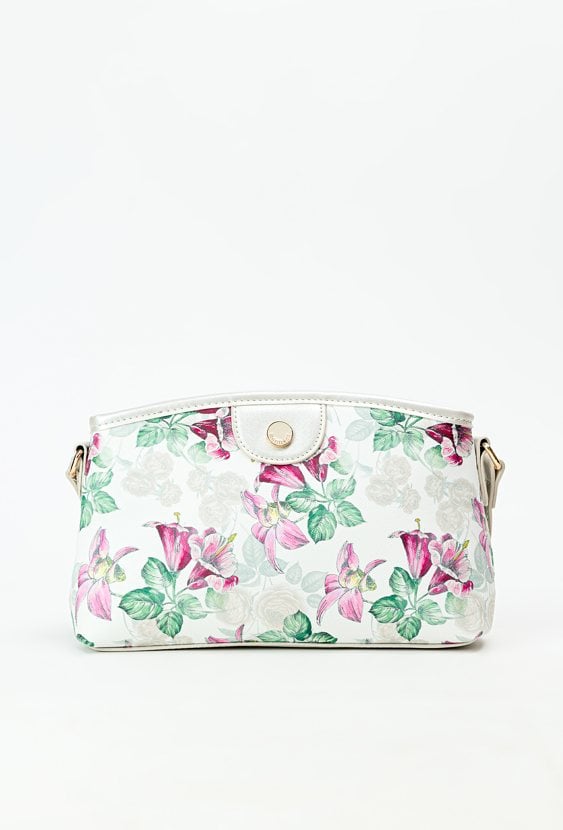 Torebka z kwiatowym wzorem