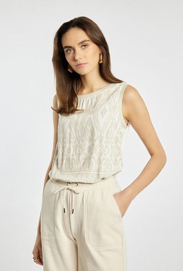 Letnia bluzka z wzorem