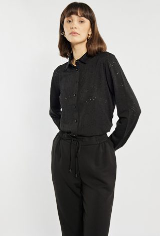 Ażurowa koszula damska