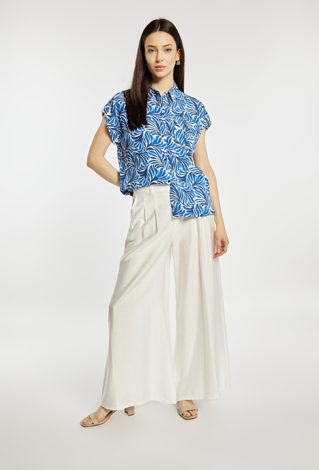 Spodnie wide leg z wiskozą