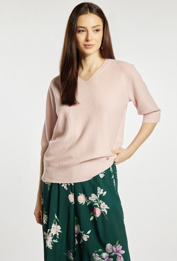 Sweter z krótkim rękawem