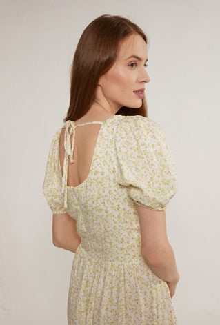 Sukienka midi w kwiaty