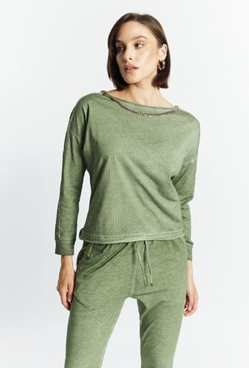 Bluza damska łańcuszkiem