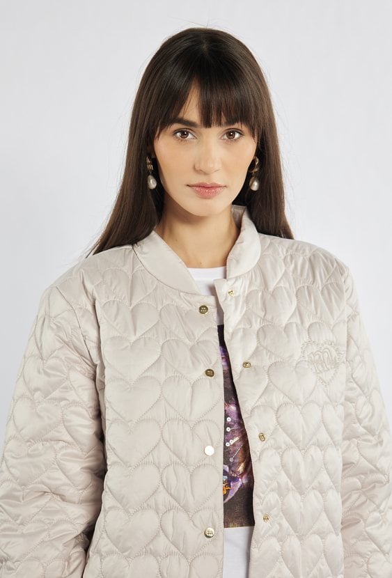 Lekka kurtka z pikowaniem