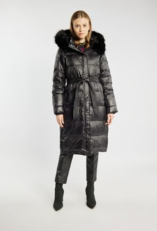 Długi płaszcz damski