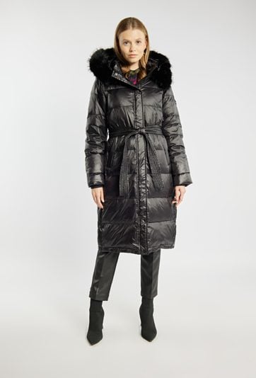 Długi płaszcz damski